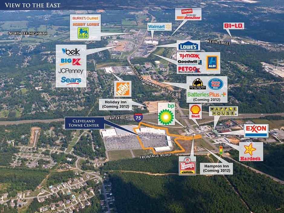 CLEVELAND TOWN CENTER : 4600 Paul Huff Parkway, Cleveland, TN 37312